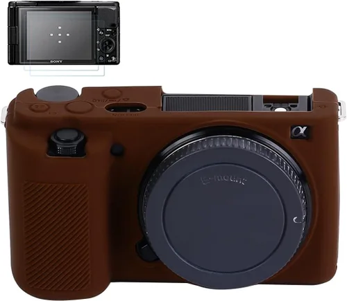 Miniatura 10 de Pocoukate Funda para cámara Sony ZV-E10 / ZV-E10L, estilo Vlog Alpha ZV-E10 ZV-E10L Cámara digital antiarañazos, ajuste delgado, funda suave