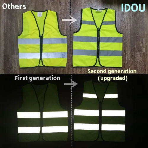 Miniatura 6 de Chaleco de seguridad de alta visibilidad para niños, chaleco de seguridad para niños pequeños, chaleco reflectante para niños, chaleco de Amarillo