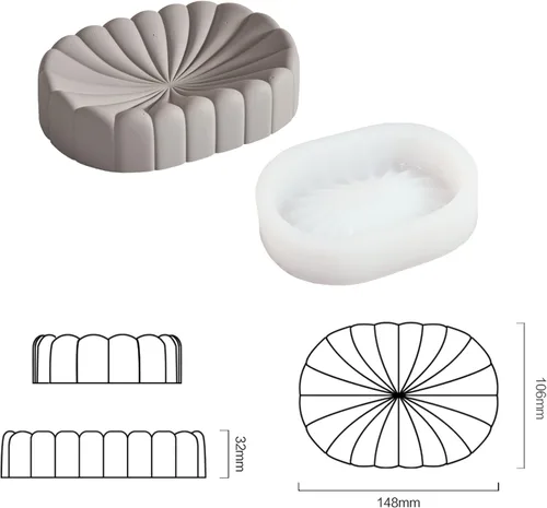 Miniatura 3 de BOOWAN NICOLE Jabonera Molde de Silicona DIY Accesorios de Baño Set Herramientas para Hacer