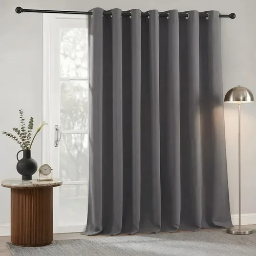 Miniatura 75 de RYB HOME - Cortinas opacas para patio - Cortinas con ojales sólidos, paneles de ventana grandes, eficiencia energética, cortinas de privacidad
