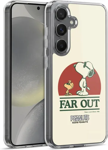 Miniatura 255 de Head Case Designs Funda de gel Woodstock 50th con licencia oficial de Peanuts Snoopy Guitar 1969 [protección de grado militar] compatible