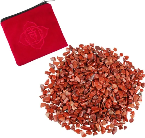 Miniatura 10 de Rockcloud Piedras trituradas pequeñas de 0.5 libras con bolsa de chakras, cristal de reiki curativo, decoración del hogar, aventurina verde Verde