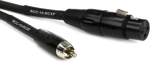 Miniatura 2 de Roland Cable de interconexión de 10 pies, XLR (macho)-RCA, serie negra (RCC-10-RCXM)