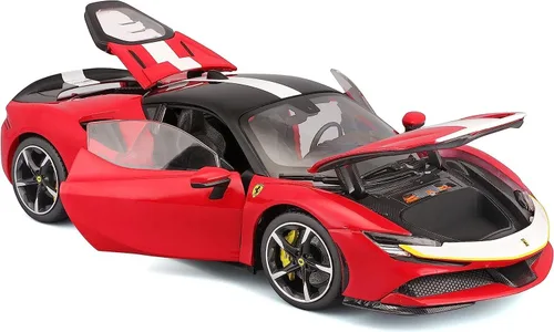 Miniatura 3 de Bburago B18-16911 Ferrari Signature SF90 STRADALE Super Car Die Cast, Rojo, L