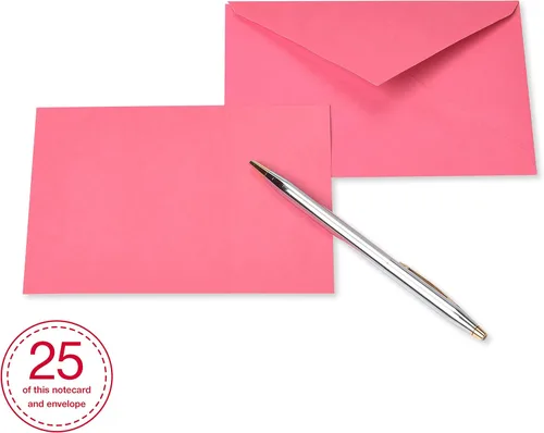 Miniatura 13 de American Greetings Tarjetas en blanco de un solo panel con sobres, colores arcoíris (200 unidades)