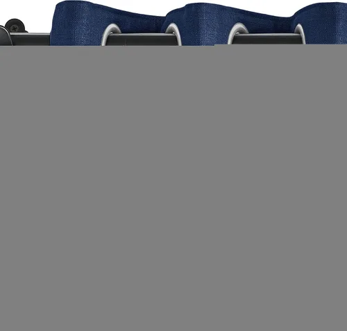 Miniatura 81 de Fcosie Cortinas opacas de lino 100 % opacas de 50 pulgadas de ancho x 63 pulgadas de largo, paneles de cortina con ojales para sala de estar