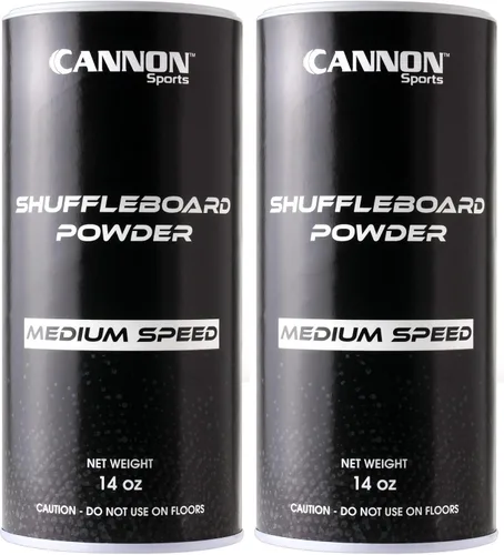 Miniatura 8 de Cannon Sports Shuffleboard Powder - Cera de tejo de alta calidad con cuentas de silicona granular o harina de maíz, deslizamiento suave y reducción