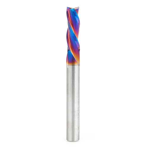 Miniatura 13 de Amana Tool 46051-K SC Spektra Extreme Tool Life Coated Spiral Plunge 1/8 de diámetro x 1/2 CH x 1/4 SHK 2 pulgadas de largo