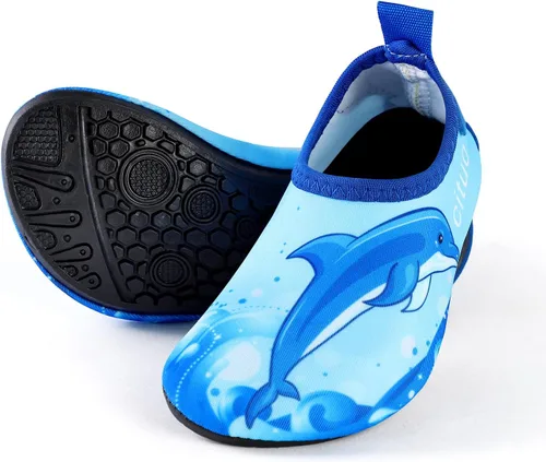 Zapatos de agua para niños al aire libre, secado rápido, calcetines acuáticos para deportes, playa, natación, surf, ligeros, para niños pequeños y