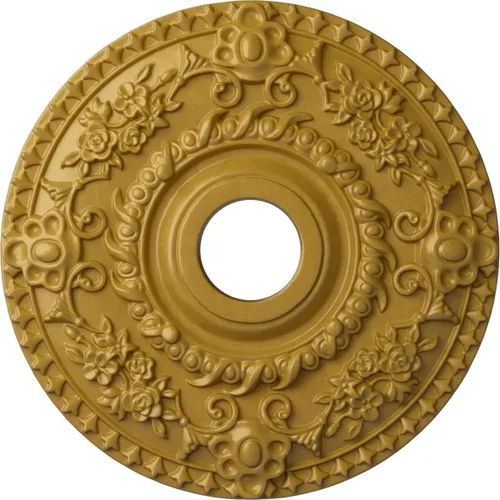 Miniatura 36 de Ekena Millwork CM18RORUS Medallón de techo de rosa, 18.0 in de diámetro exterior x 3.5 in de diámetro interior x 1.4 in de diámetro interior x 1.4