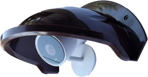 Miniatura 3 de Parasol Universal Protector De Cubierta De Cámara De Rainshade Para Al Aire Libre Nest/Nest IQ Cámara - Café