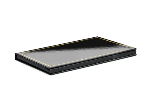 Miniatura 8 de Paleta de maquillaje vacía grande con espejo y 20 calcomanías de metal para personalizar sombras de ojos, resaltadores y rubores