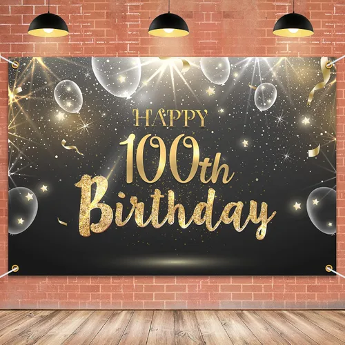 Miniatura 26 de HAMIGAR Telón de fondo brillante dorado de 6 x 4 pies para cumpleaños número 11, decoraciones de cumpleaños de 11 años, suministros de fiesta