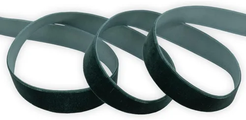Miniatura 15 de Cinta de terciopelo negro de 1 1/2 pulgadas de una cara de nylon para envoltura de regalos, lazos para el pelo, gargantilla, decoraciones de boda