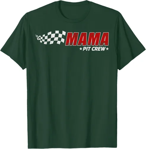 Miniatura 67 de Mama Pit Crew Race Car Birthday Family Matching Pit Crew Camiseta
