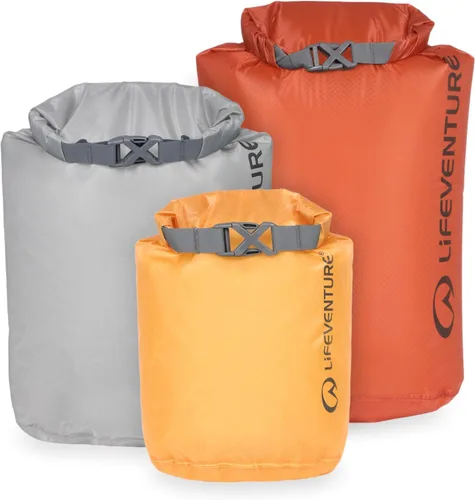 Miniatura 11 de Lifeventure Bolsa seca ultraligera, tela antidesgarros siliconada con costuras totalmente selladas, saco seco ligero impermeable para kayak