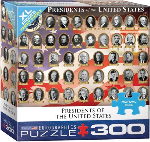 Rompecabezas de Presidentes de EE. UU. de EuroGraphics (300 piezas)