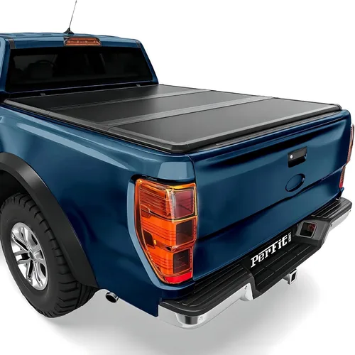Miniatura 12 de Low-Profile Flip-Up Hard Tri-Fold Tonneau Cover for Ford Ranger (2019-2023)—Fits 5.0ft Short Bed