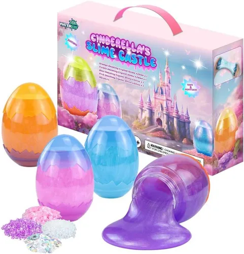Miniatura 7 de WATERELF Huevos de Pascua de galaxia para niños, rellenos de cesta de Pascua, juguetes sensoriales de terapia artística para niños, niñas y adultos