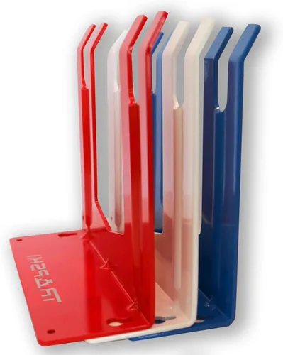 Miniatura 10 de TRAPAWAY Estante de pared Capacidad para 3 pares de esquís o tablas de snowboard por Bindings Organizador de garaje para herramientas,