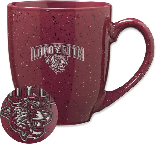 Miniatura 28 de Rico Industries NCAA Virginia Tech Hokies Maroon - Taza de café de cerámica grabada con láser, color del equipo, 16 onzas