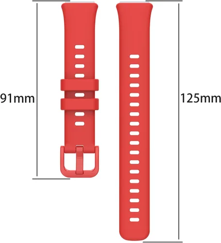 Miniatura 4 de Paquete de 2 correas deportivas de repuesto de silicona compatibles con Huawei Band 7