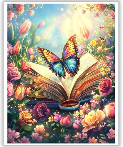 Miniatura 20 de HITO Kit de pintura de paisaje por números para adultos, Aurora para adultos, kits de pintura por números sobre lienzo para regalo, decoración