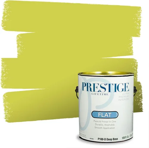 Miniatura 95 de PRESTIGE Paints Exterior Paint and Primer In One, 1-Gallon, Satin, Comparable Match of Benjamin Moore* Royal Linen* 931BM-PCM