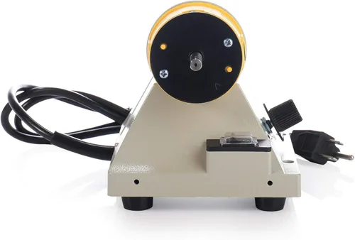 Miniatura 4 de JIAN YA NA Pulidora del torno del banco de la máquina 110V 350W TM-2 del almacenador intermediario de pulido de roca de la joyería
