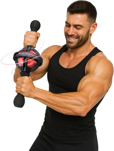 Miniatura 3 de DFX Dynamax Core Trainer - Dispositivo giroscópico de fuerza para el núcleo y la parte superior del cuerpo con resistencia de 160 libras