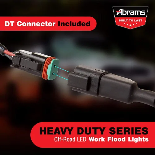 Miniatura 7 de Luces de inundación LED universales de 6 pulgadas para automóviles – 100W brillante 8000LM LED fuera de carretera niebla focos de conducción