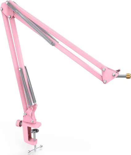 Miniatura 12 de Soporte de brazo para micrófono FIFINE; soporte de brazo de tijera con suspensión, con abrazadera de gran resistencia, adaptador de 3/8 a 5/8