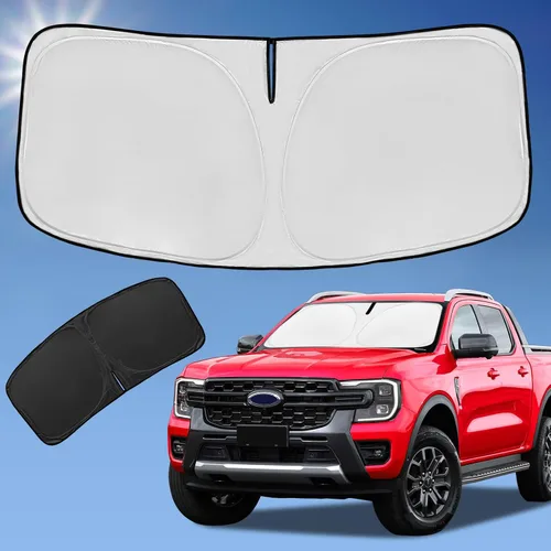 Miniatura 118 de para Dodge RAM 1500 2019-2024 2025 2026 Parasol Parasol para Parabrisas Cubierta - 4 Capas Parasol para Ventana Delantera para RAM1500 2Puertas