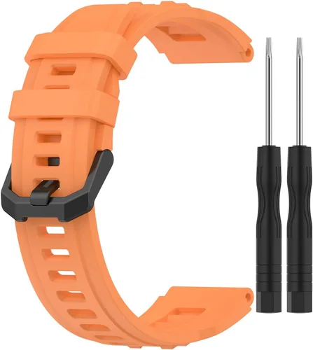 Miniatura 10 de Correas de reloj compatibles con Amazfit T-Rex Ultra Smart Watch Band de silicona suave de repuesto para mujeres y hombres Negro