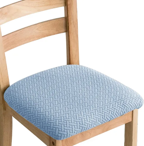 Miniatura 8 de Fundas elásticas para sillas de comedor, fundas protectoras extraíbles para sillas de cocina, fundas protectoras para comedor, hotel Gris y verde