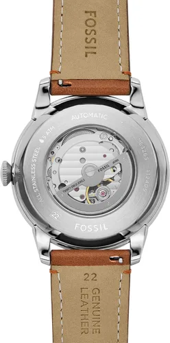 Miniatura 4 de Fossil Men's Townsman Automatic Stainless Steel and Leather Two-Hand Skeleton Watch