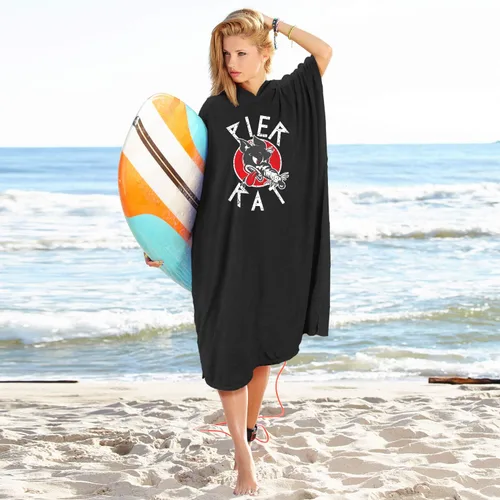 Miniatura 18 de Catalonia Poncho absorbente de surf para hombres y mujeres, poncho de cambio de toalla de secado rápido, poncho de toalla con capucha para adultos