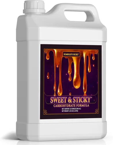 Miniatura 10 de Humboldts Secret Sweet & Sticky - Fuente de energía con carbohidratos y sacáridos - Mejora el aroma y el sabor de las plantas - Tierra para macetas