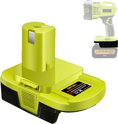 Adaptador de batería DM18RL para Dewalt y para Milwaukee a para Ryobi Adaptador de batería, convertir para Dewalt 20V batería de litio para Ryobi