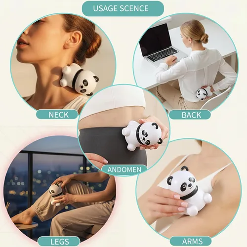 Miniatura 4 de Mini masajeador de mano, pequeño masajeador de mano para todo el cuerpo, hombros, cuello, espalda, pierna, alivio del dolor y relajación, regalos