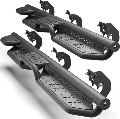 Miniatura 22 de Estribos para Wrangler JK 2007-2018, pasos de trabajo de acero resistente Heavy-Duty Work Steps, 550-LB Capacity, Easy Cab & Bed Access, Jobsite