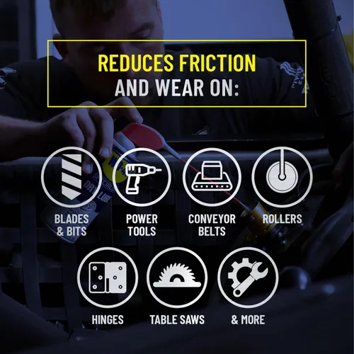 Miniatura 6 de WD-40 Specialist Lubricante Seco con Smart Straw, Lubricante para Protección contra la Corrosión en Sierras de Mesa, Taladros y Tornos, Fórmula