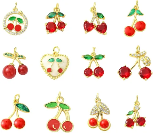 Miniatura 29 de Stiesy 10 dijes de circonita cúbica transparente de Virgen María, chapados en oro de 18 quilates, dije religioso para rosario, collar, joyería, Flor