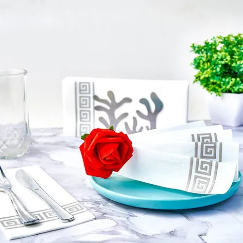 Miniatura 4 de LITOPAK Paquete de 200 toallas de mano de papel para baño, toallas de invitados desechables y servilletas de papel desechables para el baño, cocina