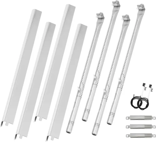 Miniatura 10 de Piezas de repuesto para Charbroil Performance 2 quemadores 463630021 463660421 463655621 463630422 463654022 463655021, quemador y placa de calor