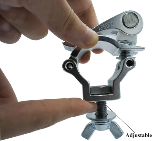 Miniatura 3 de Abrazaderas de iluminación de liberación rápida, gancho de luz de abrazadera para luces de DJ de cabeza móvil, soporte de luz de escenario
