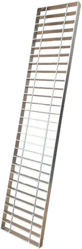 Miniatura 9 de Rejilla de drenaje de acero galvanizado con borde de 24 x 24 pulgadas, cubierta de canal de entrada de alta resistencia clase B de 28100 libras