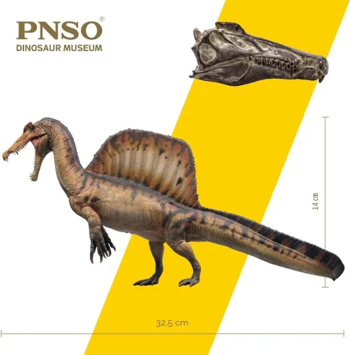 Miniatura 4 de Serie de museos de dinosaurios PNSO (AYMEN El Spinosaurus, modelo de arte científico de escala 1:35)
