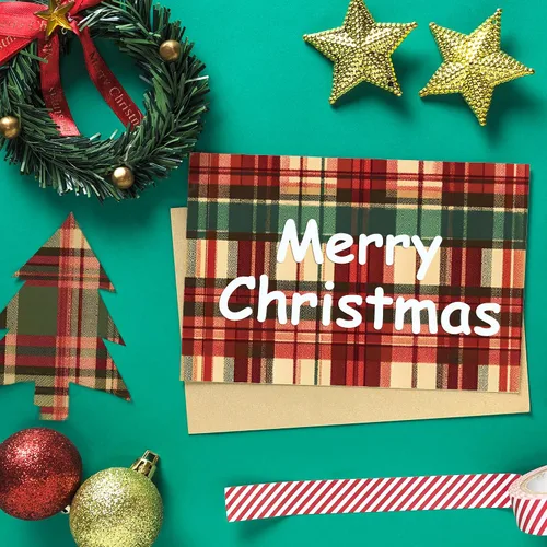 Miniatura 7 de Papel para álbum de recortes con patrón navideño, suministros de producción de tarjetas de 6 pulgadas, 24 hojas de cartulina libre de ácido de un