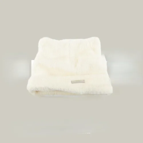 Miniatura 6 de Gorros de ganchillo con diseño de gato para mujer, lindos gorros de orejas de oso para mujer, gorros de invierno holgados con calavera Y2K